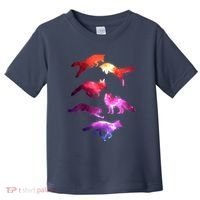 Space Galaxy Foxes Toddler T-Shirt thumb 0
