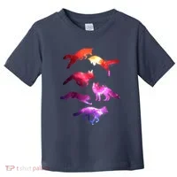Space Galaxy Foxes Toddler T-Shirt thumb 0
