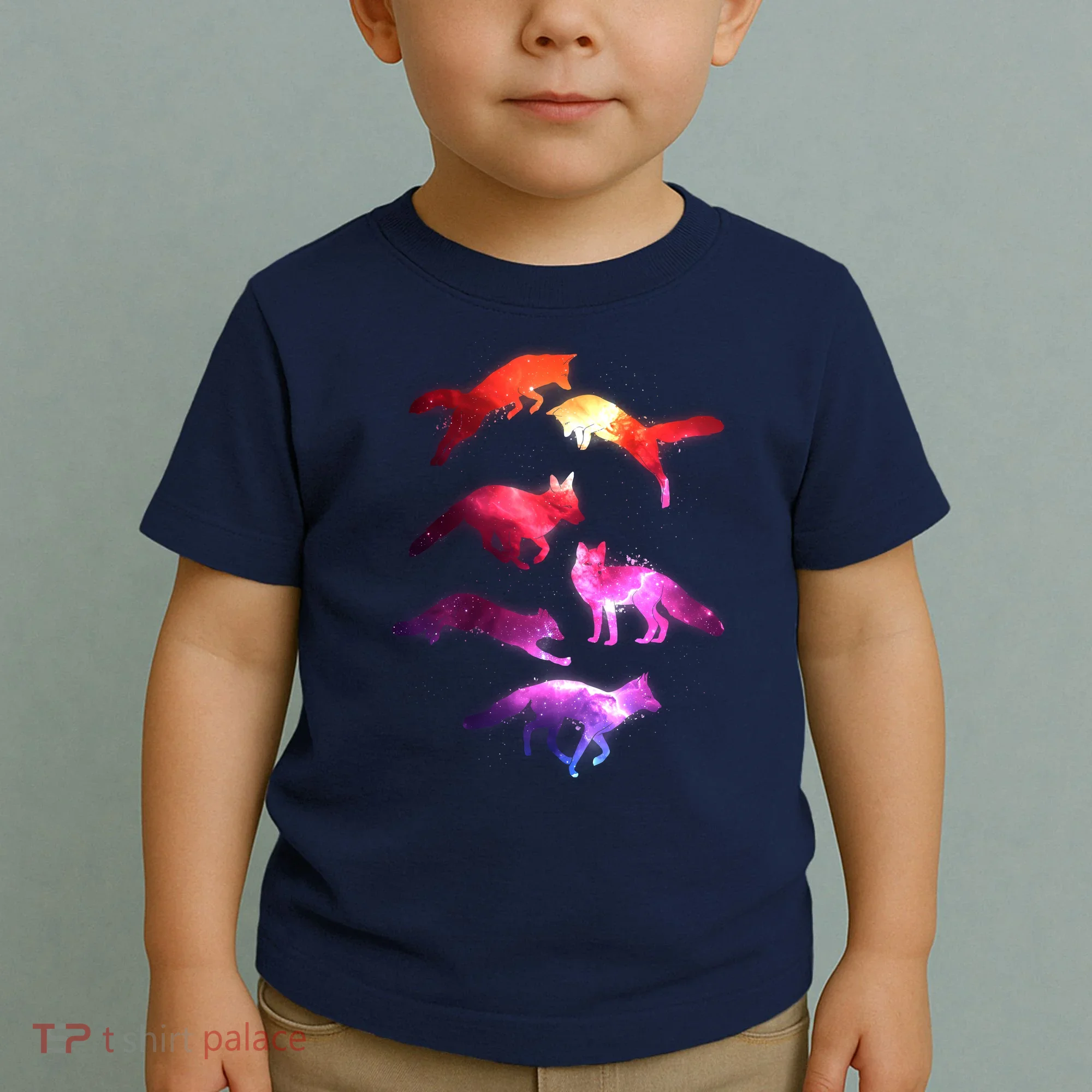 Space Galaxy Foxes Toddler T-Shirt