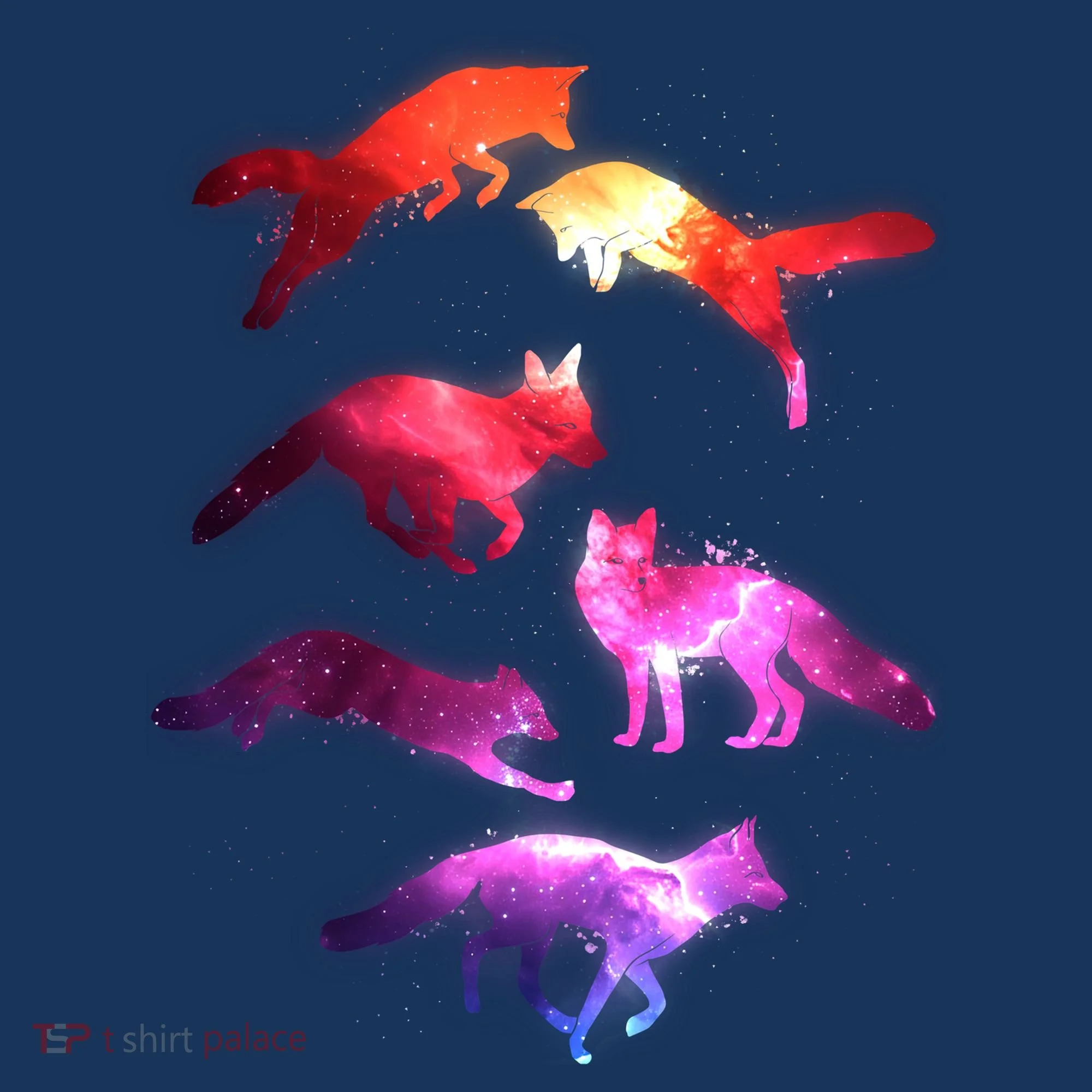 Space Galaxy Foxes Toddler T-Shirt