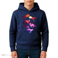 Space Galaxy Foxes Kids Hoodie thumb 4