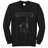 Scooter Girl Funny Broken Foot Ankle Injury Surgery Recovery Sweatshirt thumb 0