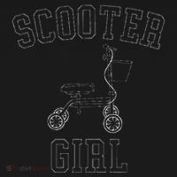 Scooter Girl Funny Broken Foot Ankle Injury Surgery Recovery T-Shirt thumb 7