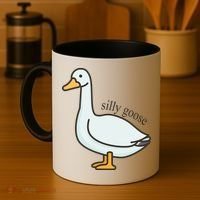 Silly Goose Funny Coffee Mug thumb 4