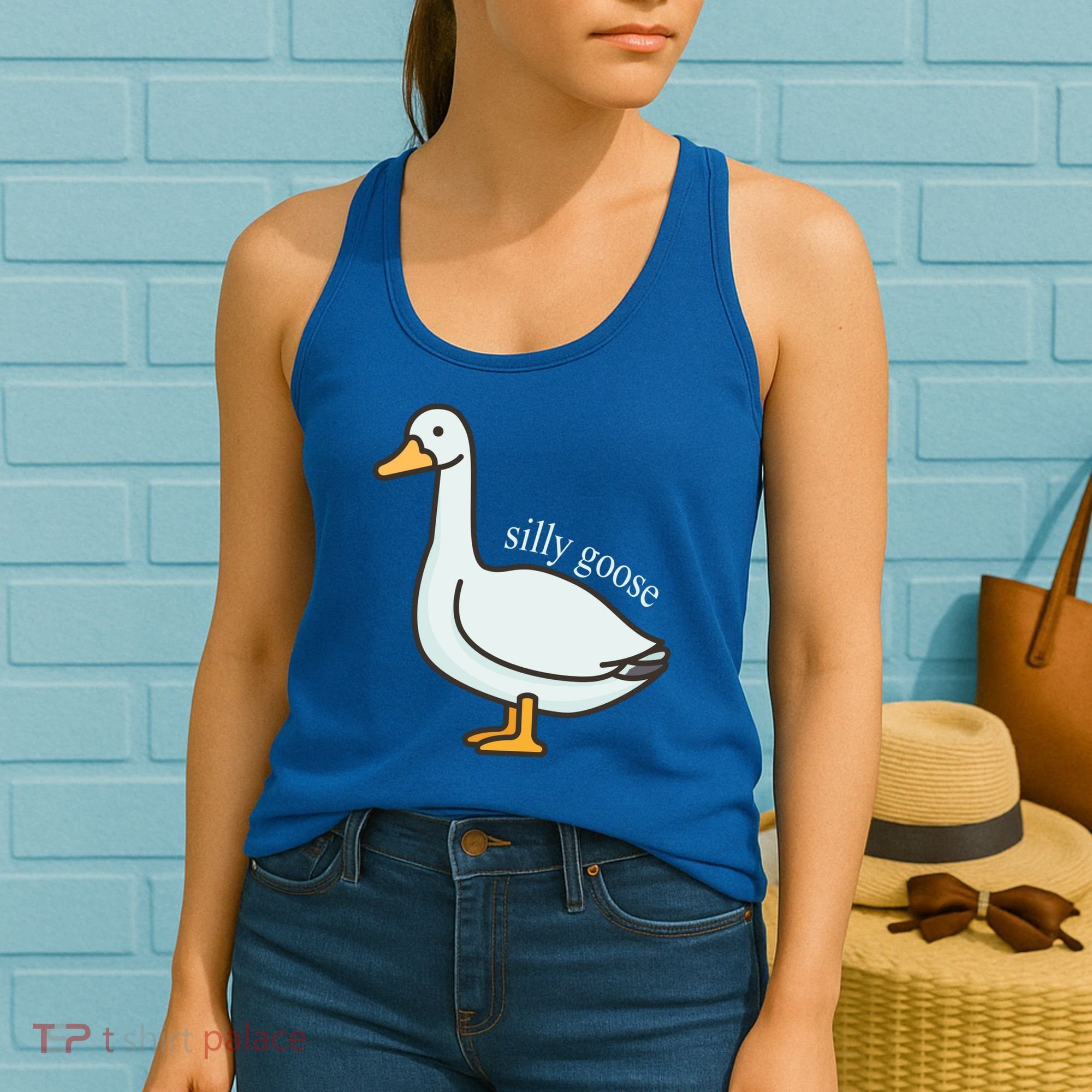 Silly Goose Funny Women's Tank Top