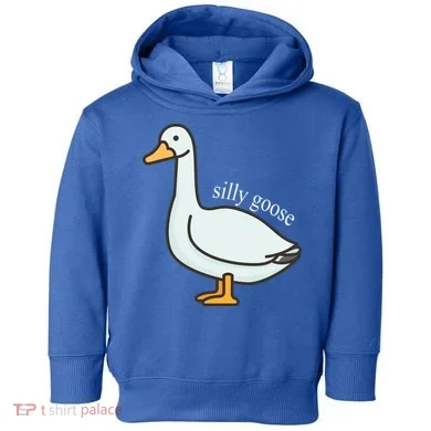 Silly Goose Funny Toddler Hoodie