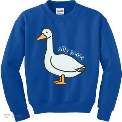 Silly Goose Funny Kids Sweatshirt