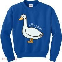 Silly Goose Funny Kids Sweatshirt thumb 0