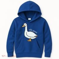 Silly Goose Funny Kids Hoodie thumb 0
