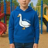 Silly Goose Funny Kids Hoodie thumb 2