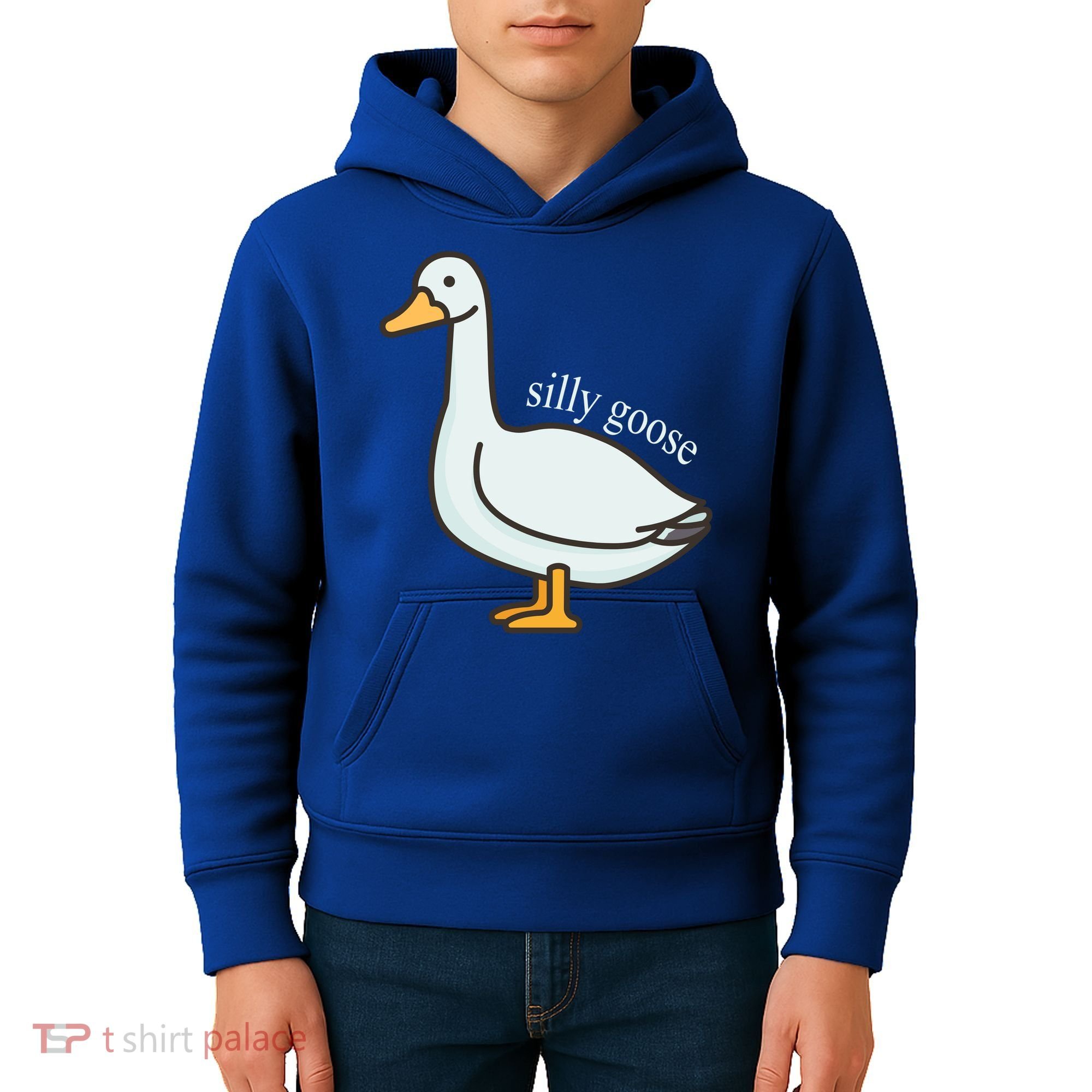 Silly Goose Funny Kids Hoodie