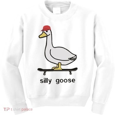Silly Goose Funny Kids Sweatshirt