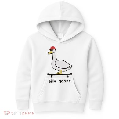 Silly Goose Funny Kids Hoodie