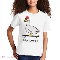 Silly Goose Funny Kids T-Shirt thumb 2