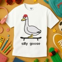 Silly Goose Funny Kids T-Shirt thumb 3