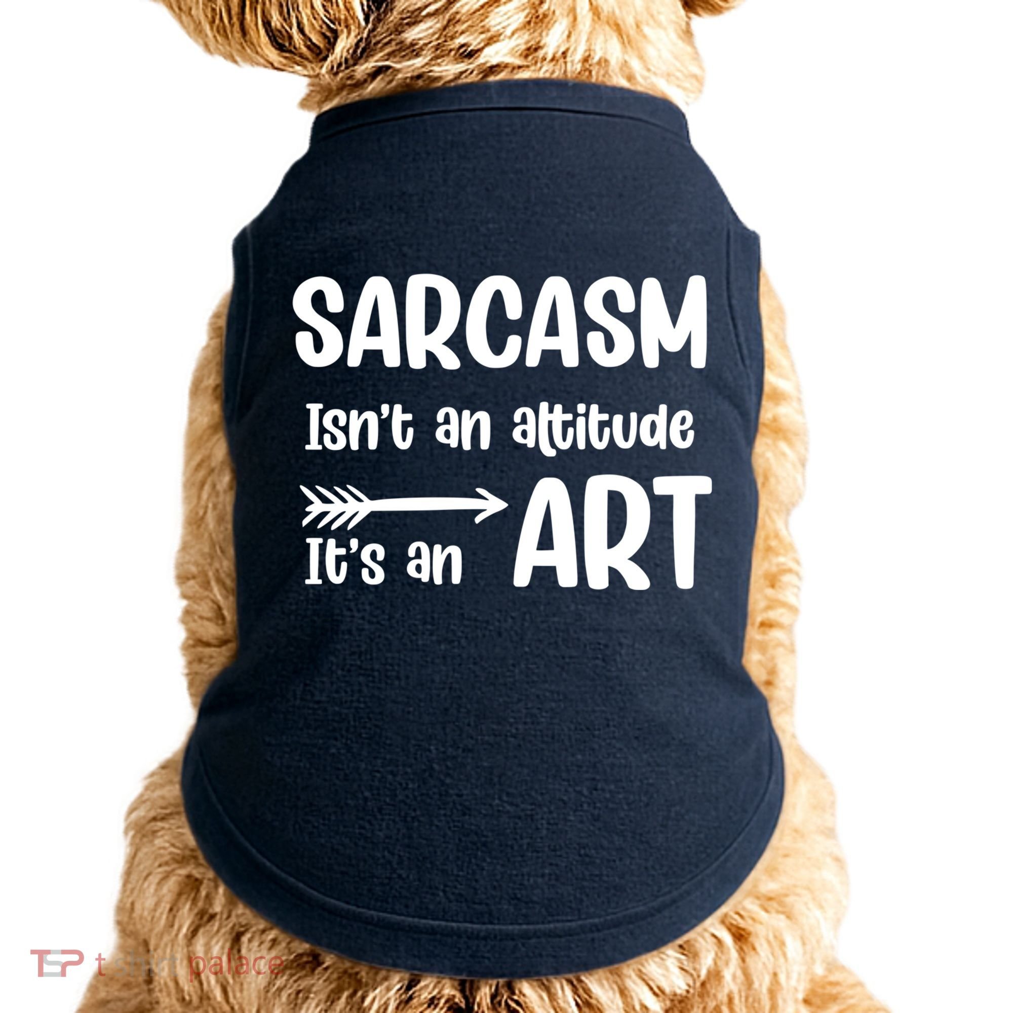 Sarcasm Gift for Teens, Tweens, Girl- Funny Sarcastic Doggie Tank