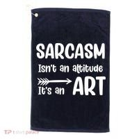 Sarcasm Gift for Teens, Tweens, Girl- Funny Sarcastic Golf Towel thumb 0
