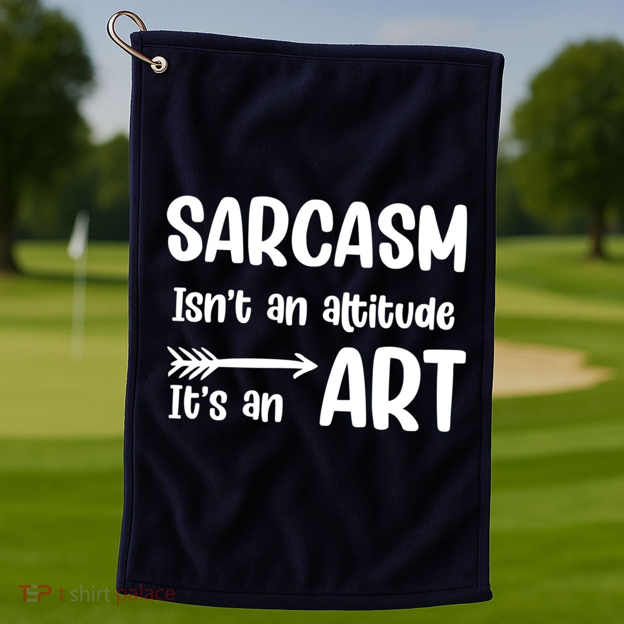 Sarcasm Gift for Teens, Tweens, Girl- Funny Sarcastic Golf Towel