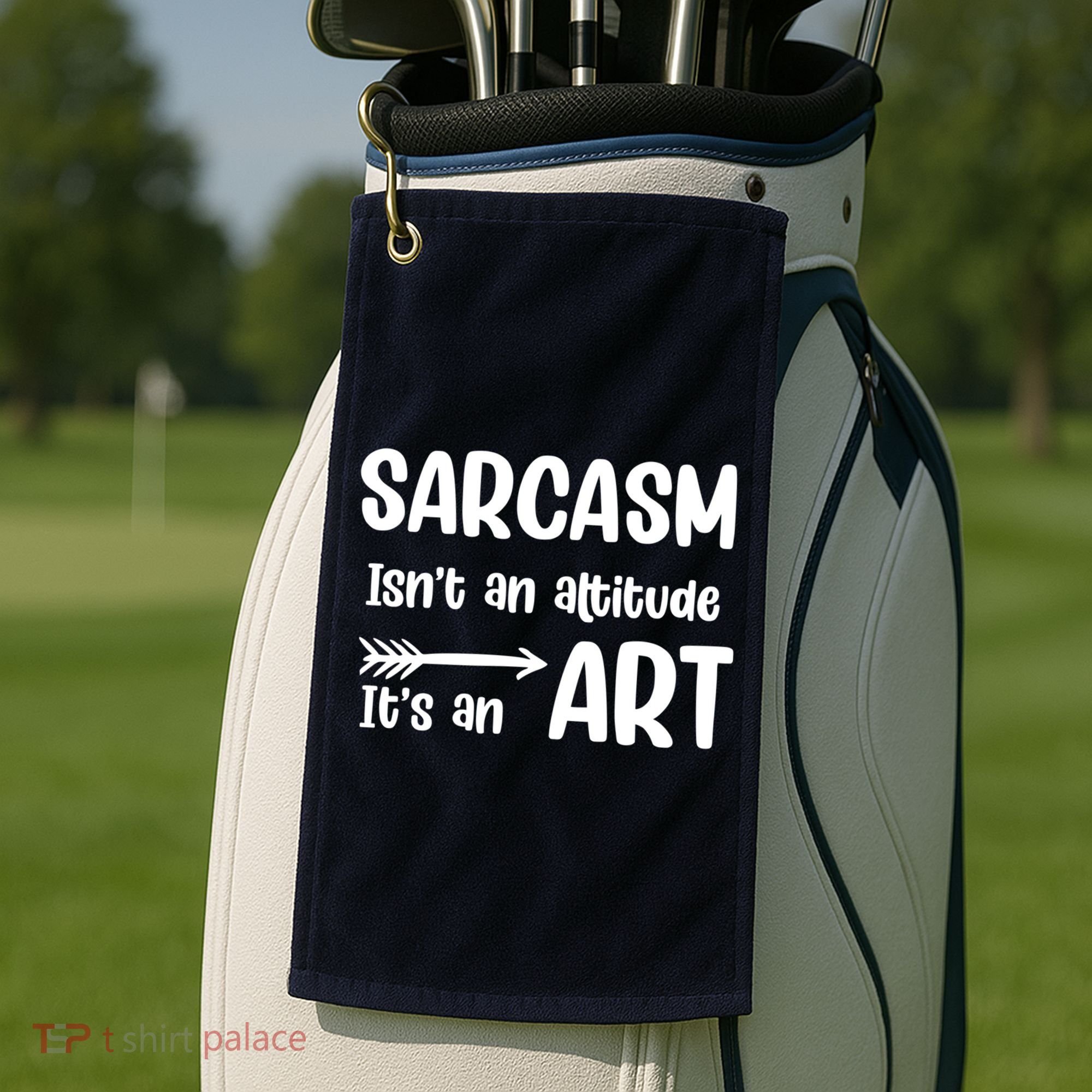 Sarcasm Gift for Teens, Tweens, Girl- Funny Sarcastic Golf Towel