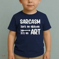 Sarcasm Gift for Teens, Tweens, Girl- Funny Sarcastic Toddler T-Shirt thumb 2