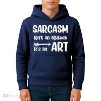 Sarcasm Gift for Teens, Tweens, Girl- Funny Sarcastic Kids Hoodie thumb 4