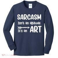 Sarcasm Gift for Teens, Tweens, Girl- Funny Sarcastic Kids Long Sleeve Shirt thumb 0
