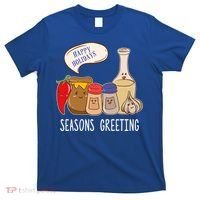 Seasons Greetings Funny Christmas Humor Holiday Food Pun Gift T-Shirt thumb 0