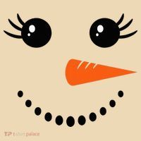 Snowman Girl Face Christmas Winter Tote Bag thumb 4