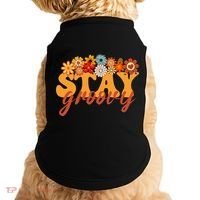 Stay Groovy Flower Power Doggie Tank thumb 0