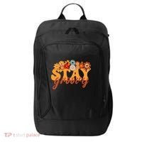 Stay Groovy Flower Power City Backpack thumb 0