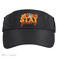Stay Groovy Flower Power Adult Drive Performance Visor thumb 0