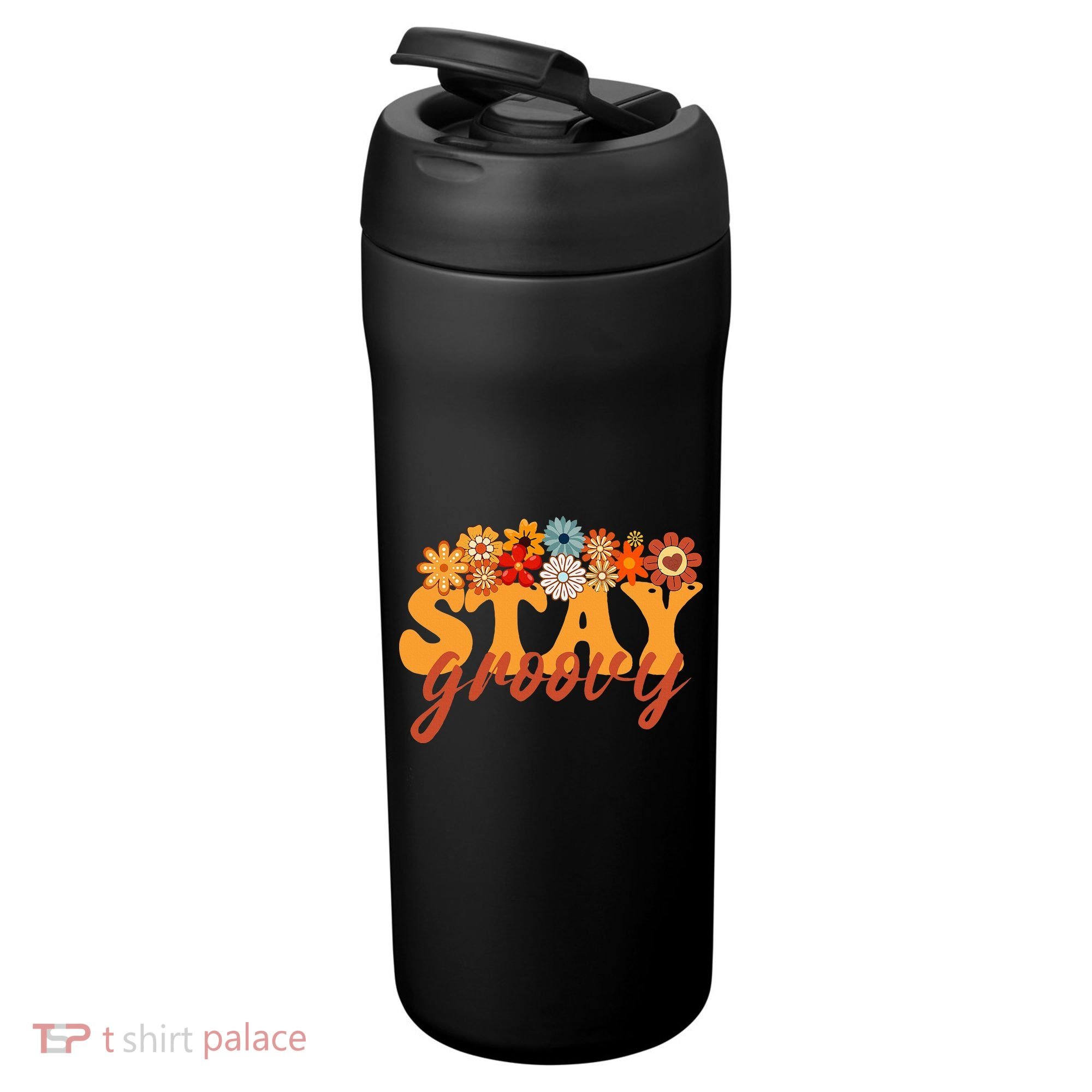 Stay Groovy Flower Power 24oz Duet Stainless Steel Tumbler