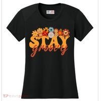 Stay Groovy Flower Power Women's Cooling Performance Crew T-Shirt thumb 0