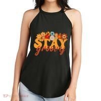Stay Groovy Flower Power Women's Perfect Tri Rocker Tank thumb 2