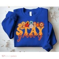 Stay Groovy Flower Power Sweatshirt thumb 2