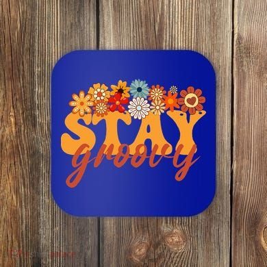 Stay Groovy Flower Power Coaster