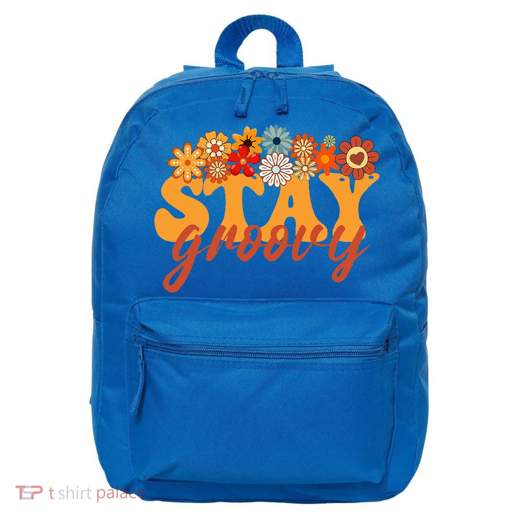 Stay Groovy Flower Power 16 in Basic Backpack