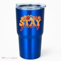 Stay Groovy Flower Power Tumbler thumb 0