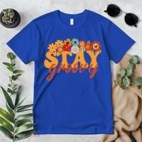 Stay Groovy Flower Power Premium T-Shirt thumb 2