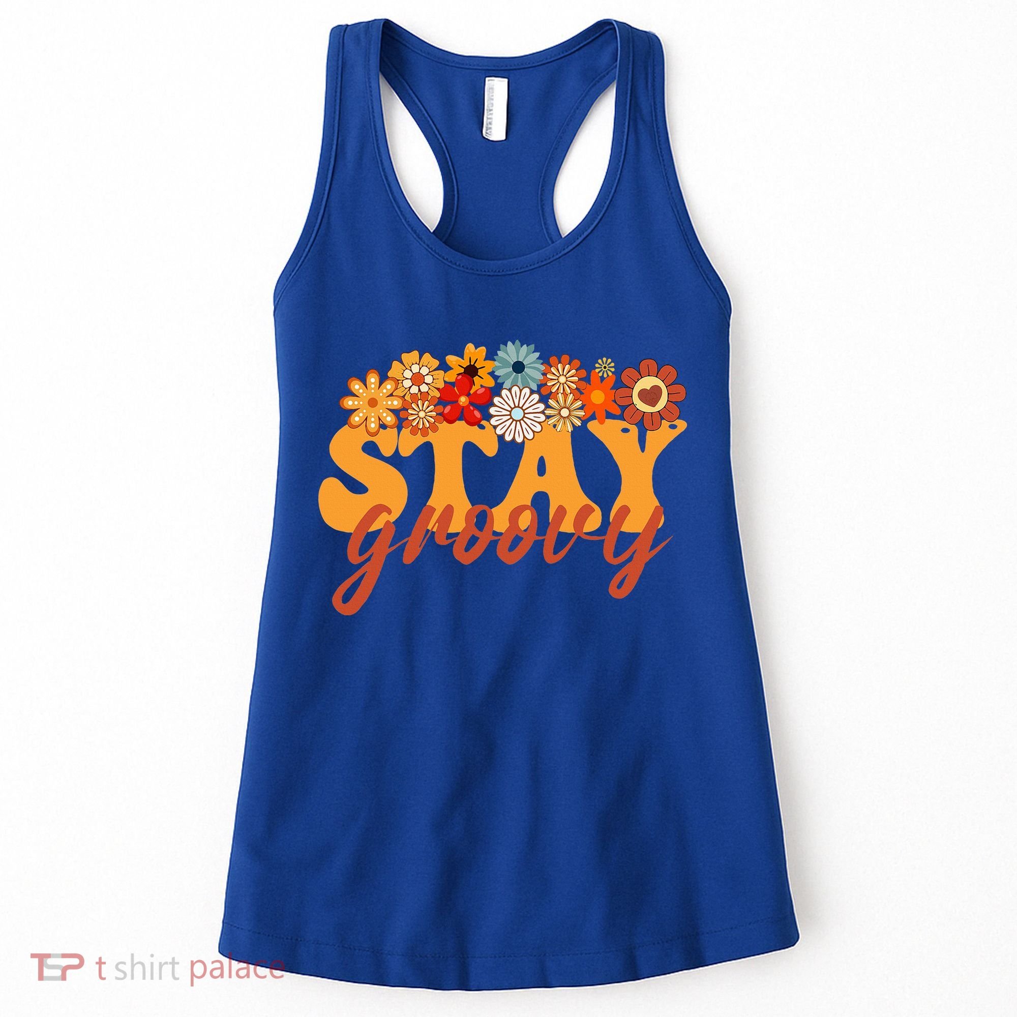 Stay Groovy Flower Power Women's Tank Top