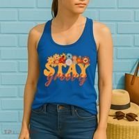 Stay Groovy Flower Power Women's Tank Top thumb 2