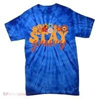 Stay Groovy Flower Power Tie-Dye T-Shirt thumb 0