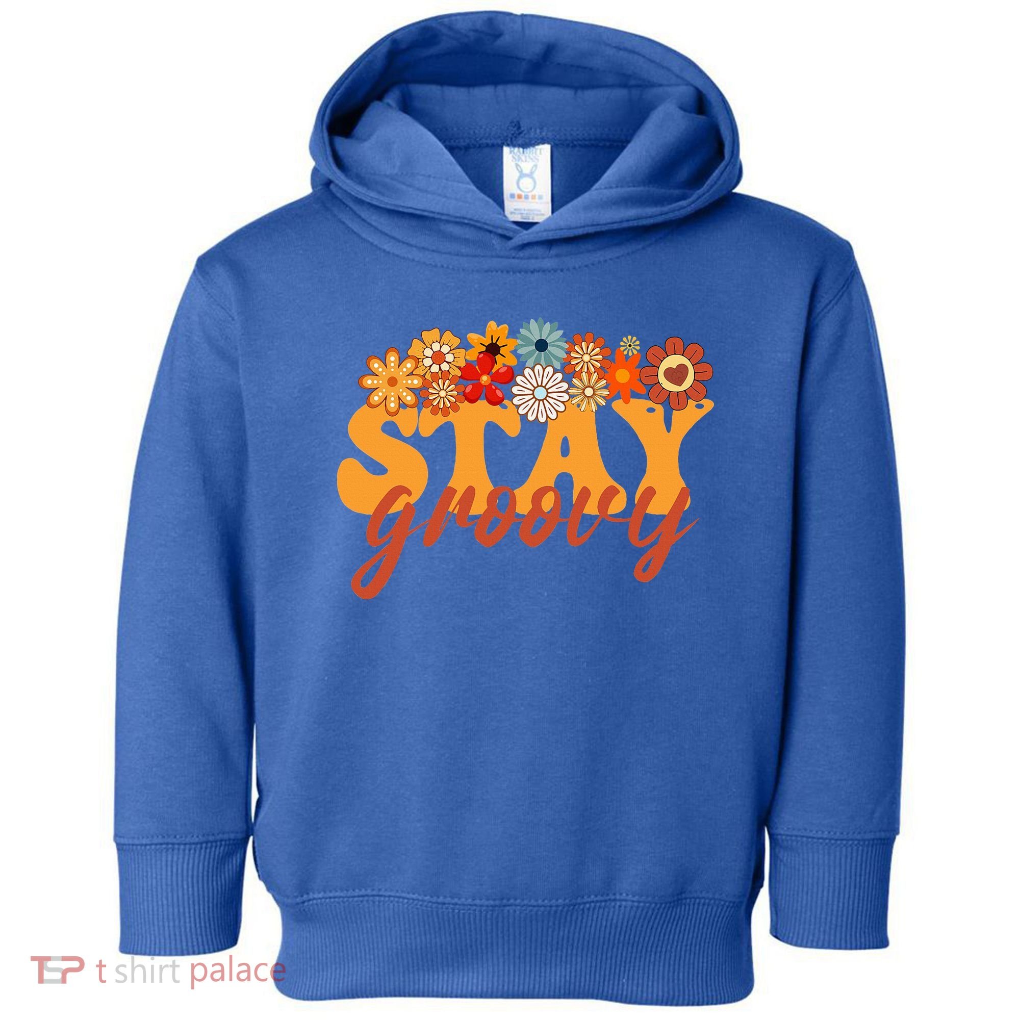 Stay Groovy Flower Power Toddler Hoodie