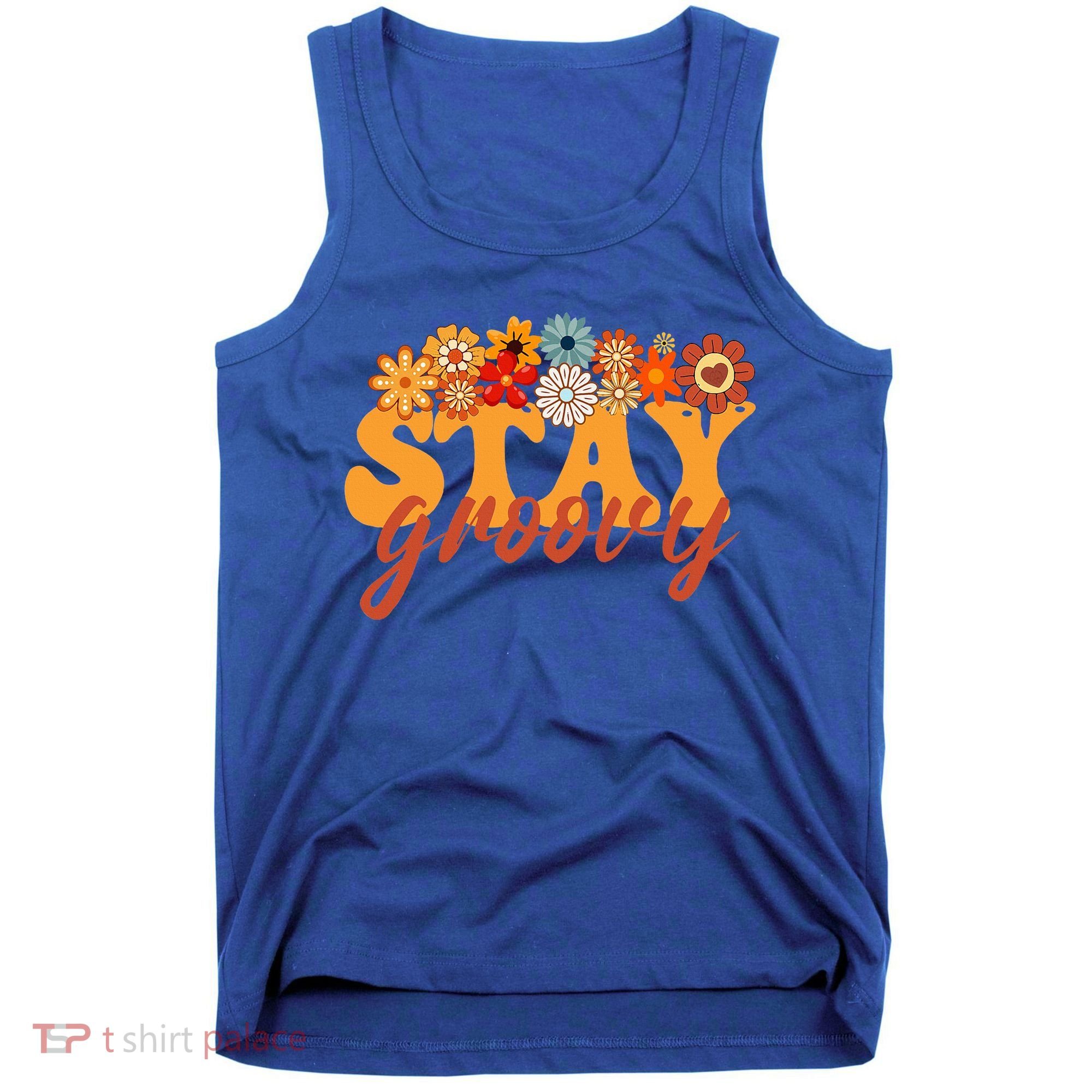 Stay Groovy Flower Power Tank Top