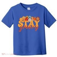 Stay Groovy Flower Power Toddler T-Shirt thumb 0