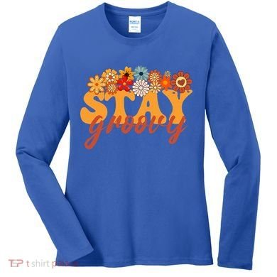 Stay Groovy Flower Power Women's Long Sleeve Shirt