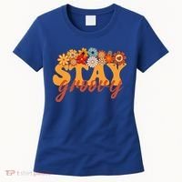 Stay Groovy Flower Power Women's T-Shirt thumb 0