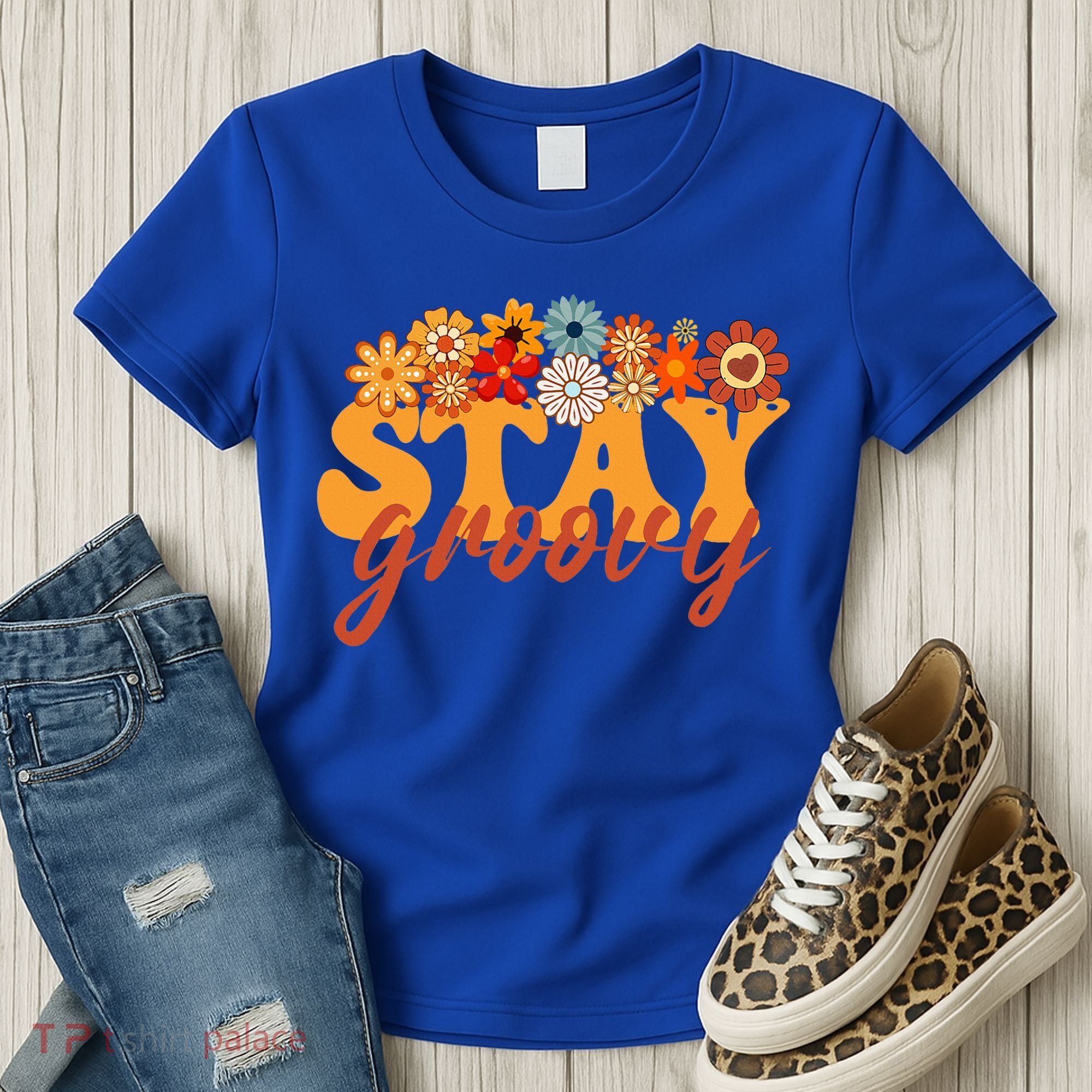 Stay Groovy Flower Power Women's T-Shirt