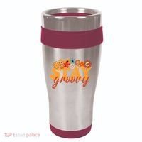 Stay Groovy Flower Power 16oz Travel Tumbler thumb 0