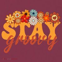 Stay Groovy Flower Power 16oz Travel Tumbler thumb 2